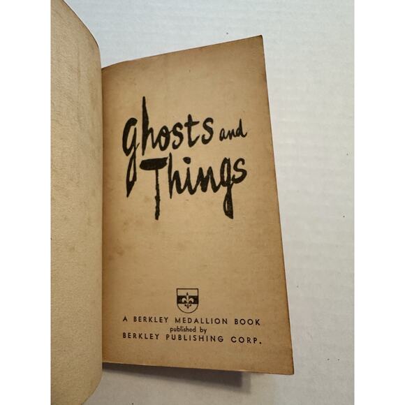 Ghosts and Things, Various Authors/PB/Berkley/Horror/1962/11 Novels Vintage - Picture 3 of 10